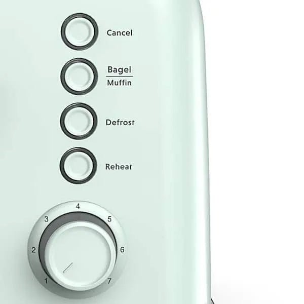 Retro 4-Slice Stainless Steel Toaster
