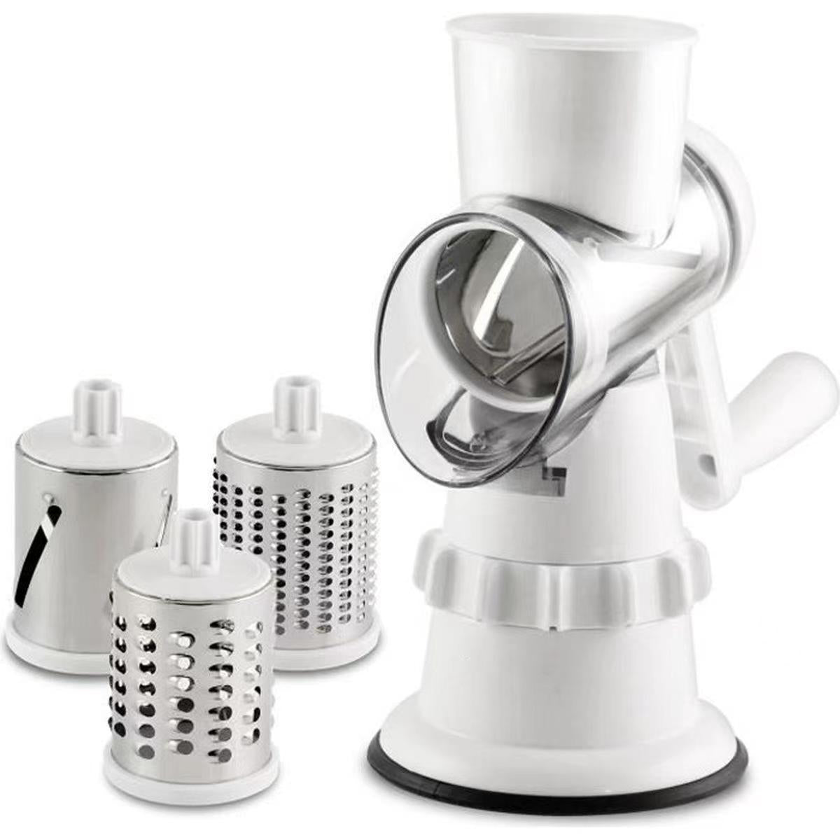 Multifunctional Hand-Crank Vegetable Cutter ? Manual Veggie Slicer & Chopper