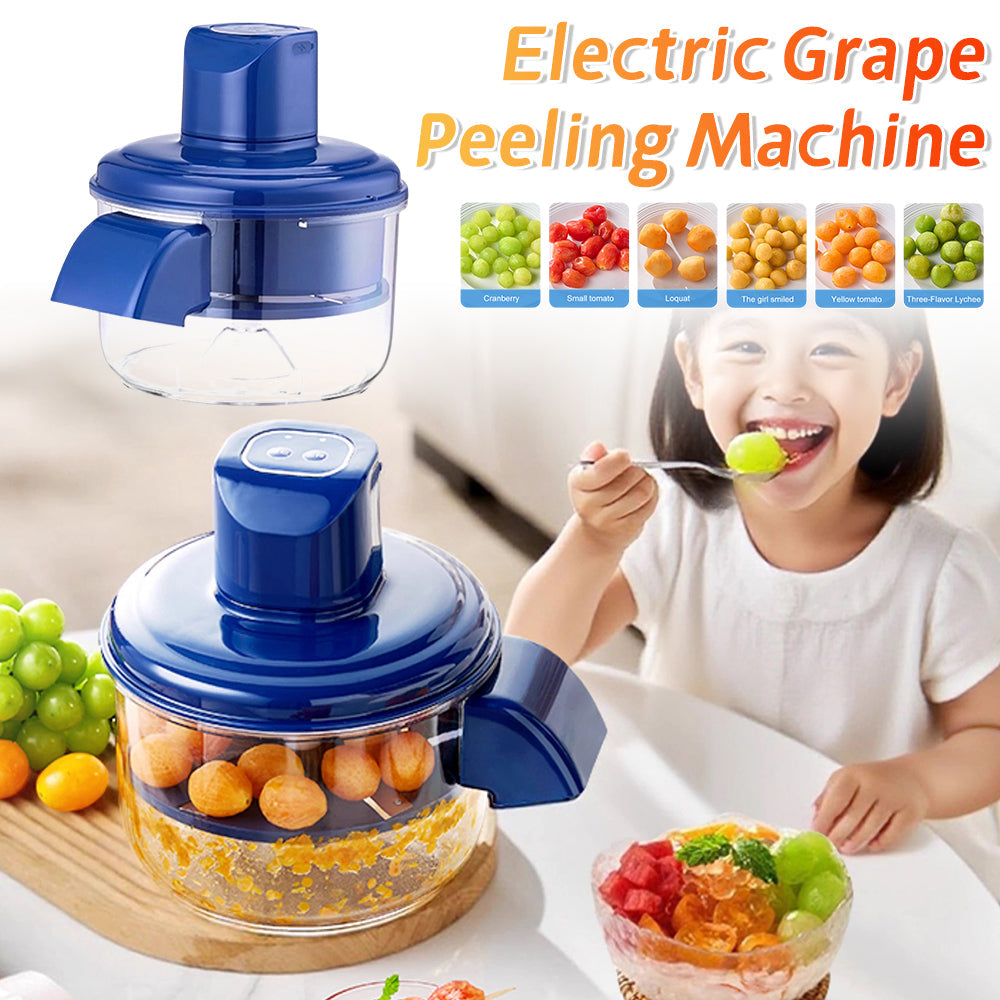 🍇 Automatic Electric Grape Peeler – Rechargeable Hands-Free Fruit Peeler