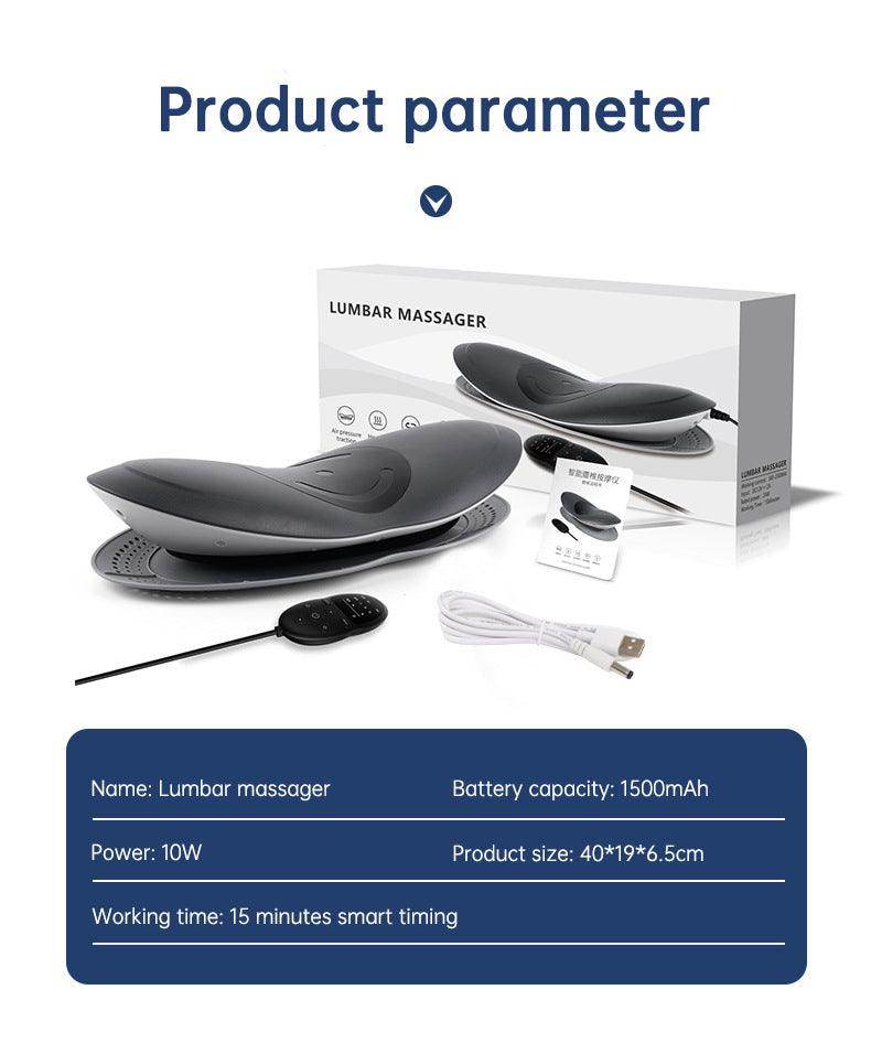 Waist Massager Lumbar Traction Hot Compress