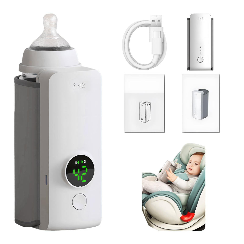 🍼 Portable Baby Bottle Warmer – Wireless USB Rechargeable Heating Bag