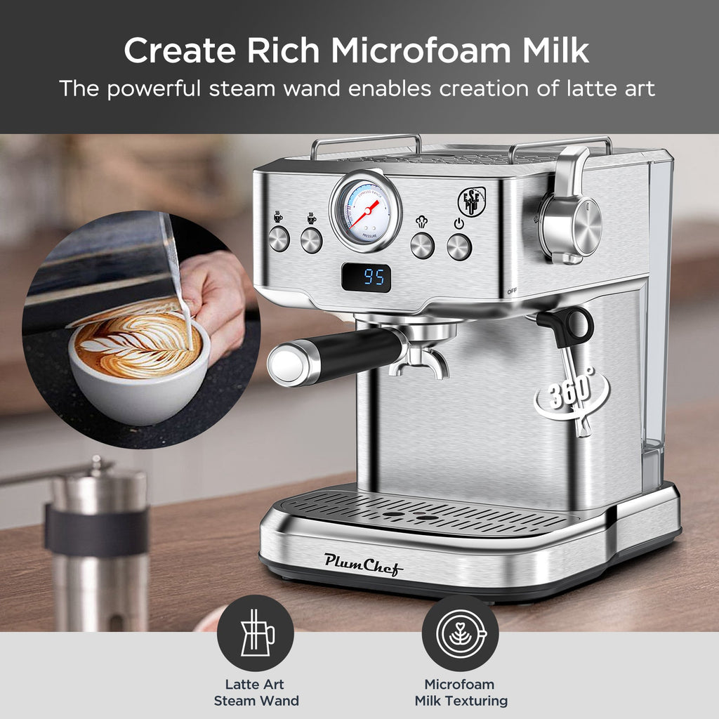 ☕ 20-Bar Professional Espresso Machine