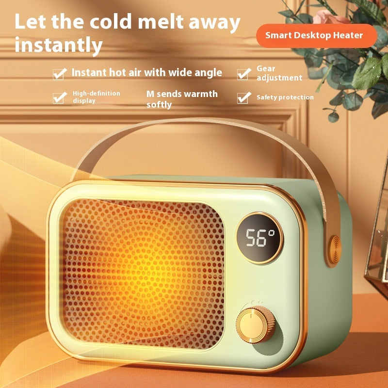 🔥 Digital Display Warm Air Blower – High Power Desktop Heater