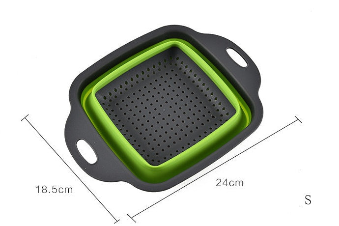 🧺 Square Folding Telescopic Drain Basket