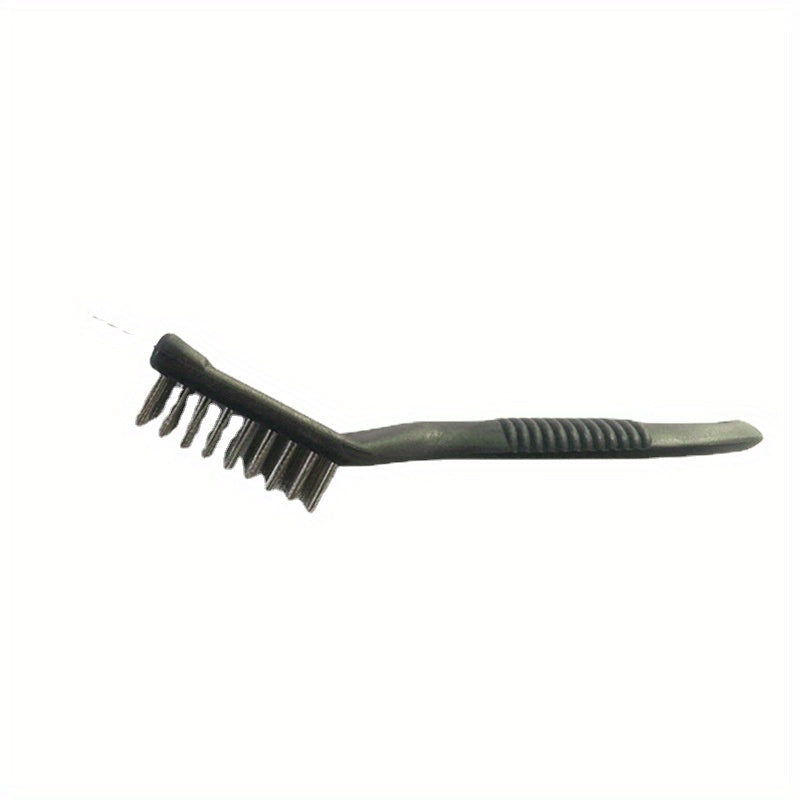 8in Portable Grill Cleaner: Deep Clean Steel Brush with Plastic Handle - BBQ Accessories for Back to School Kitchen Gadgets Kitchen Accessories