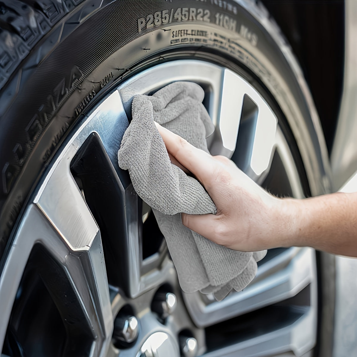 5/10/20/50/100pcs UltraSoft Absorbent Cleaning Towel Set - Gentle on Surfaces, Effective Stain Remover, Quick-Drying, Lint-Free, Soft Gray Color - Ideal for Cleaning Glass, Kitchen Countertops, Pots, Pans, Faucets, and More