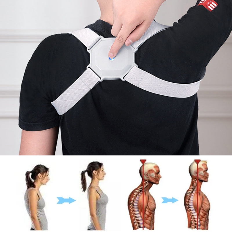 🧍 Smart Adjustable Posture Corrector Belt – Kids & Adults Posture Support