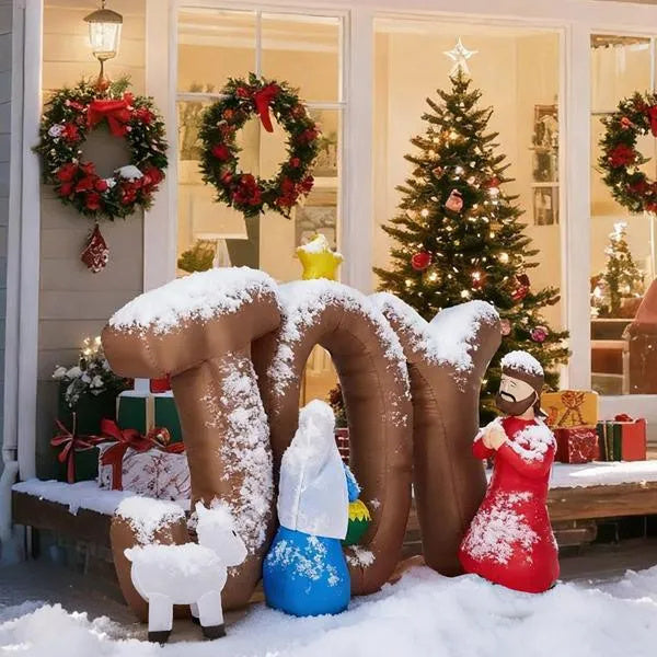 7.5FT Lighted Christmas Inflatable Decoration