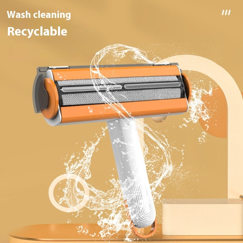 🧼 2-in-1 Pet Hair Removal Roller – Washable, Multifunctional Grooming Brush