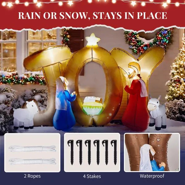 7.5FT Lighted Christmas Inflatable Decoration
