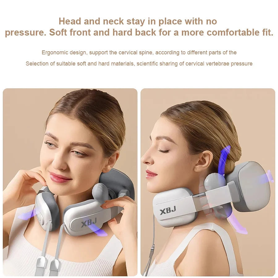 💆‍♀️ Simulated Human Finger Massage Shawl – Heated Neck and Shoulder Massager