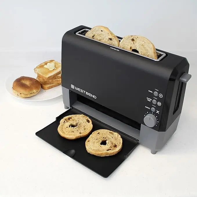 Slide‑Through Bagel Gluten‑Free Toaster