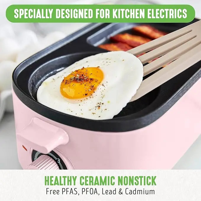 3-in-1 Breakfast Station – Ceramic Nonstick Griddles