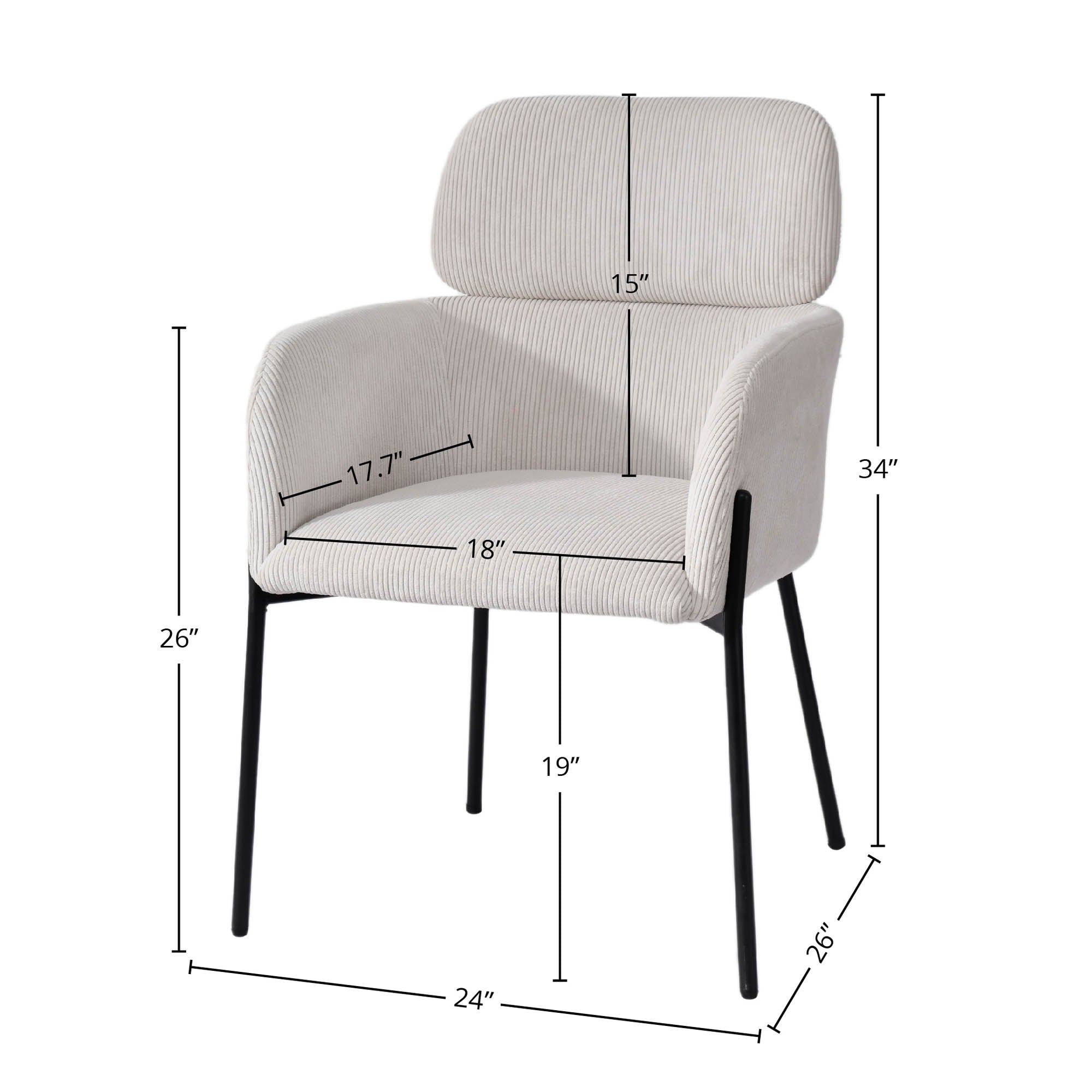LH Home Allegra Dining Chair
