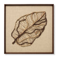 Loloi Autumn's Lace Dark Brown 2'-10" x 2'-10" Wall Art