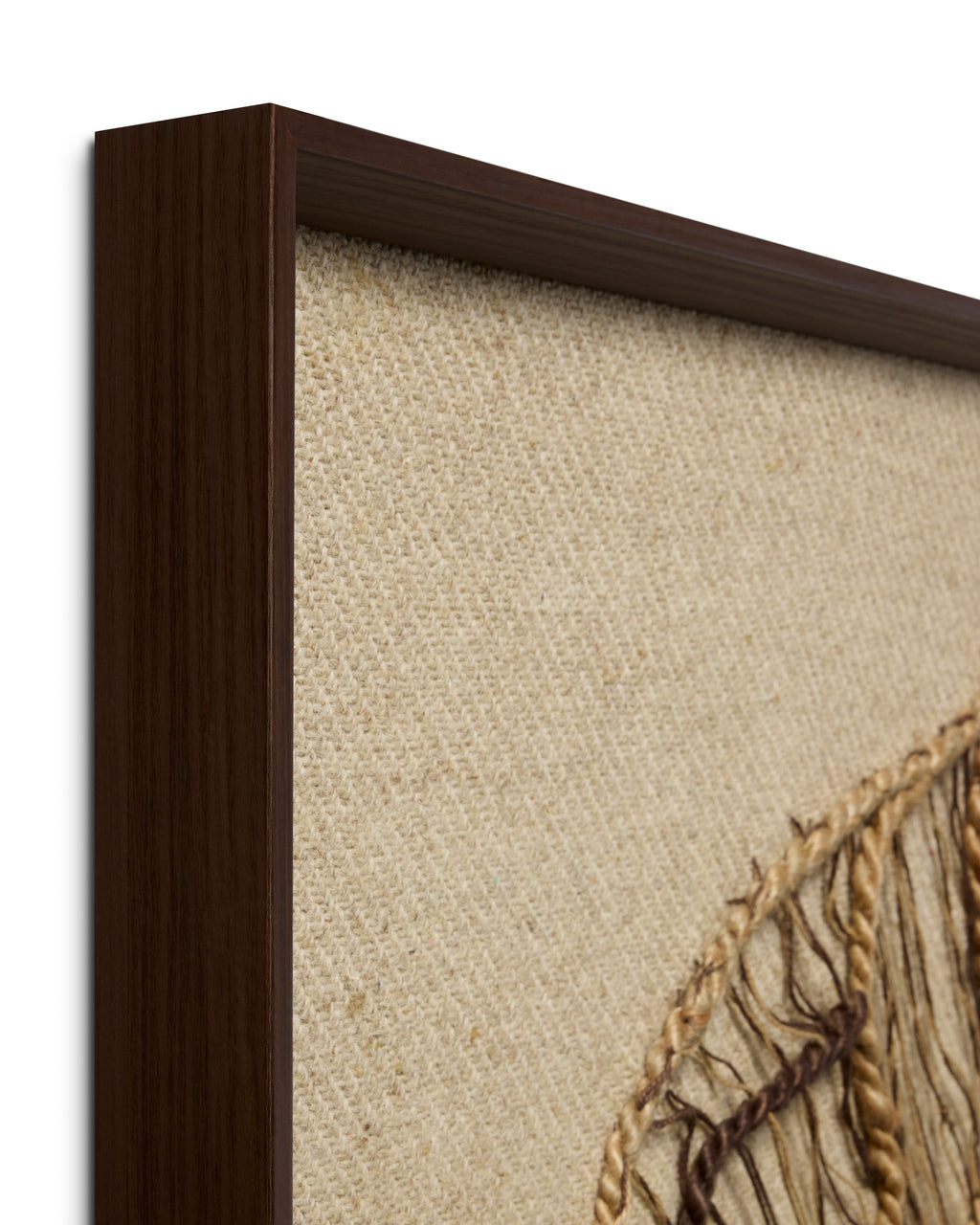 Loloi Autumn's Lace Dark Brown 2'-10" x 2'-10" Wall Art