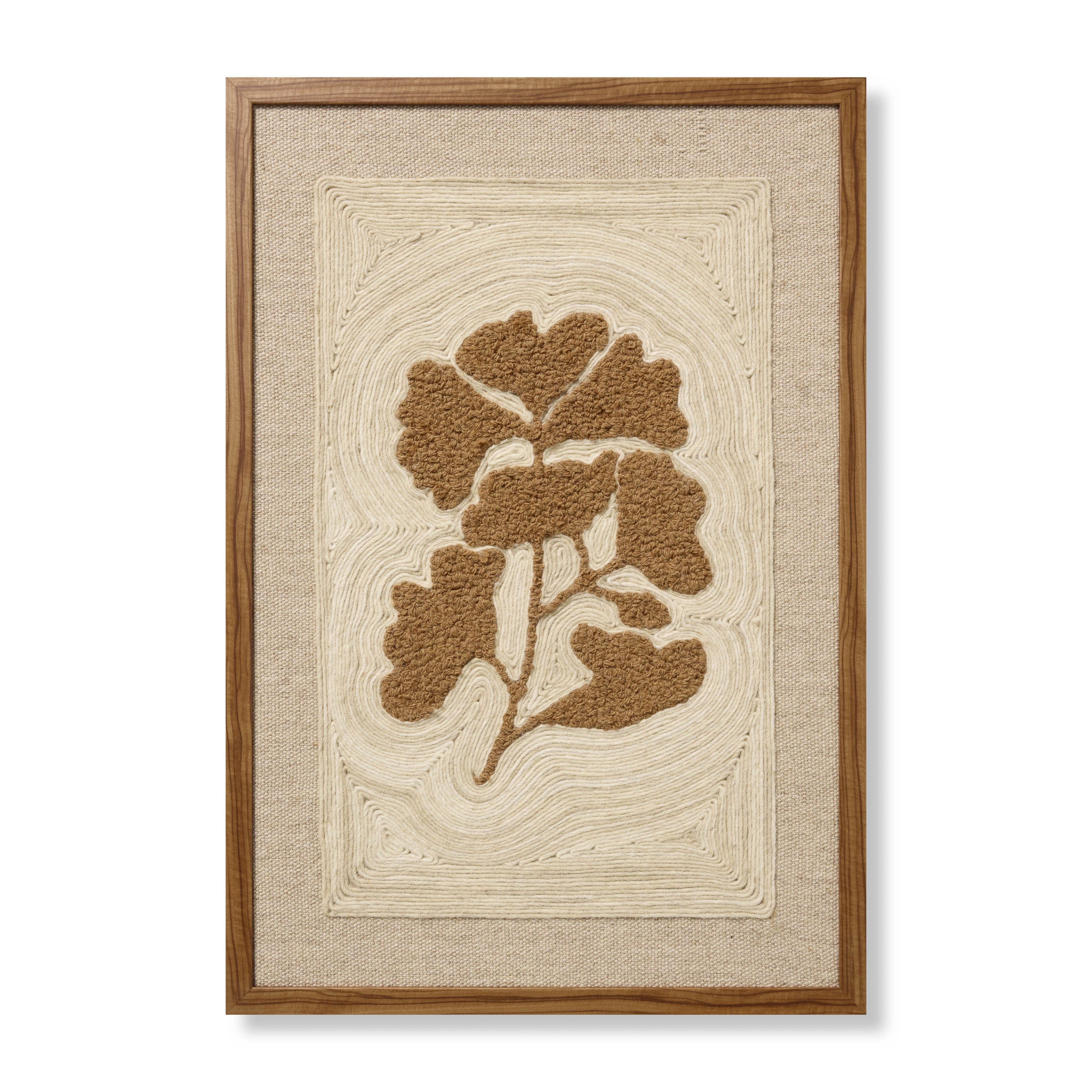 Loloi Clover & Clay Brown 2'-2" x 3'-2" Wall Art