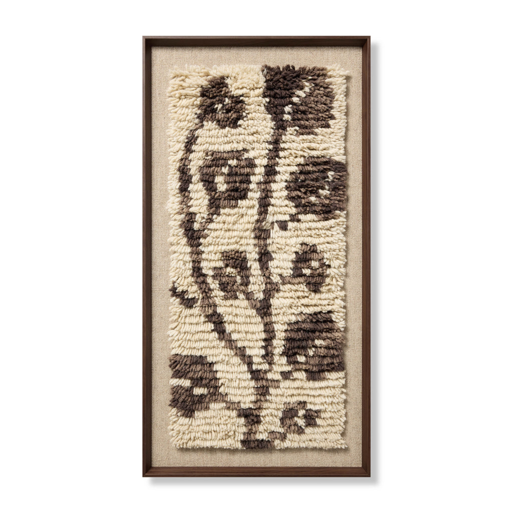 Loloi Eucalyptus Embrace Dark Brown 2'-2" x 4'-2" Wall Art