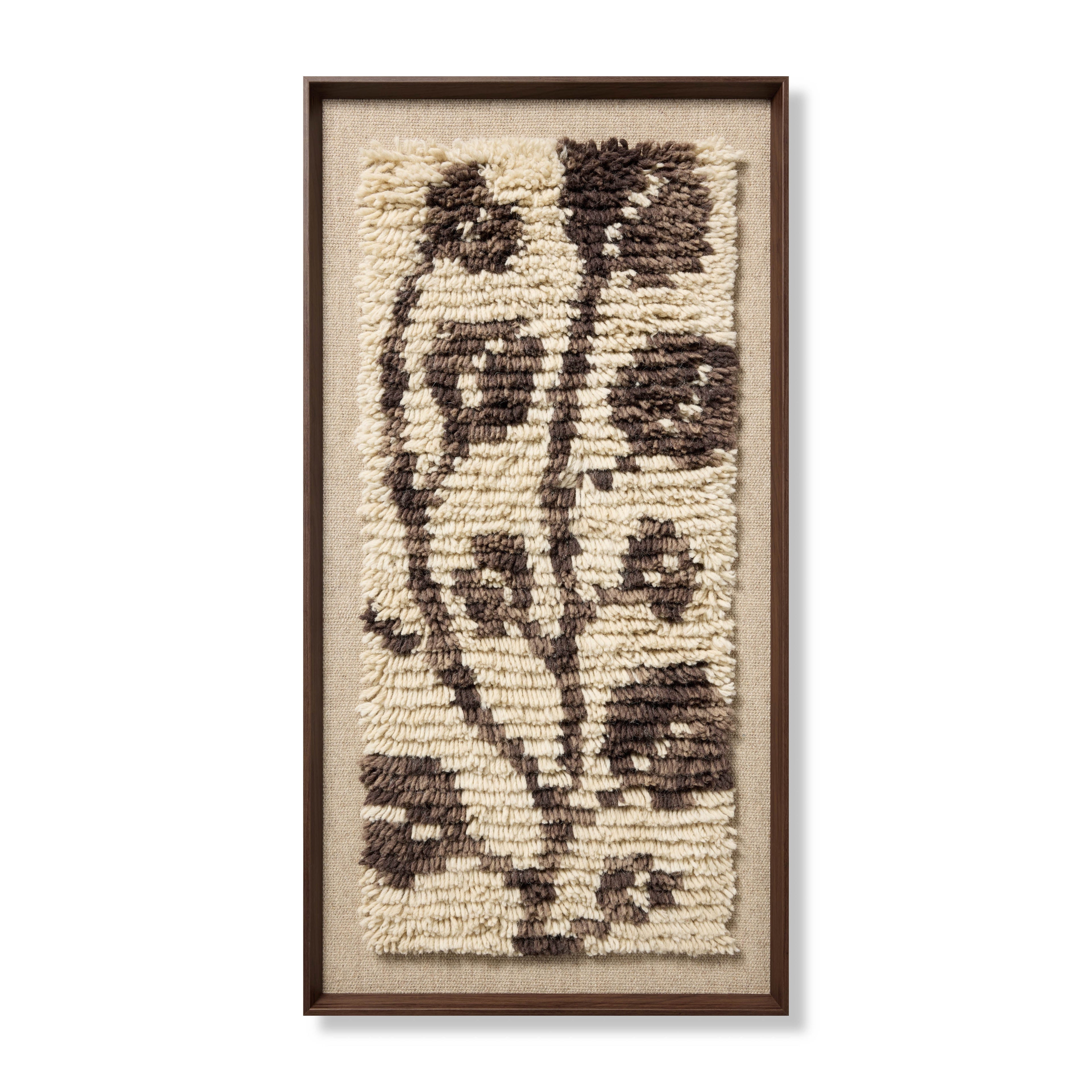 Loloi Eucalyptus Embrace Dark Brown 2'-2" x 4'-2" Wall Art