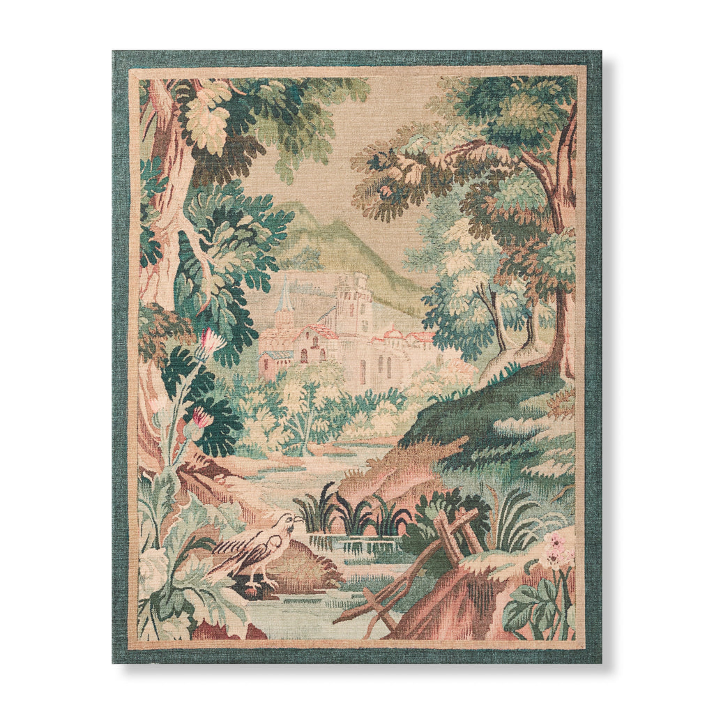 Loloi Hidden Hamlet Multi / Green 2'-8" x 3'-4" Wall Art