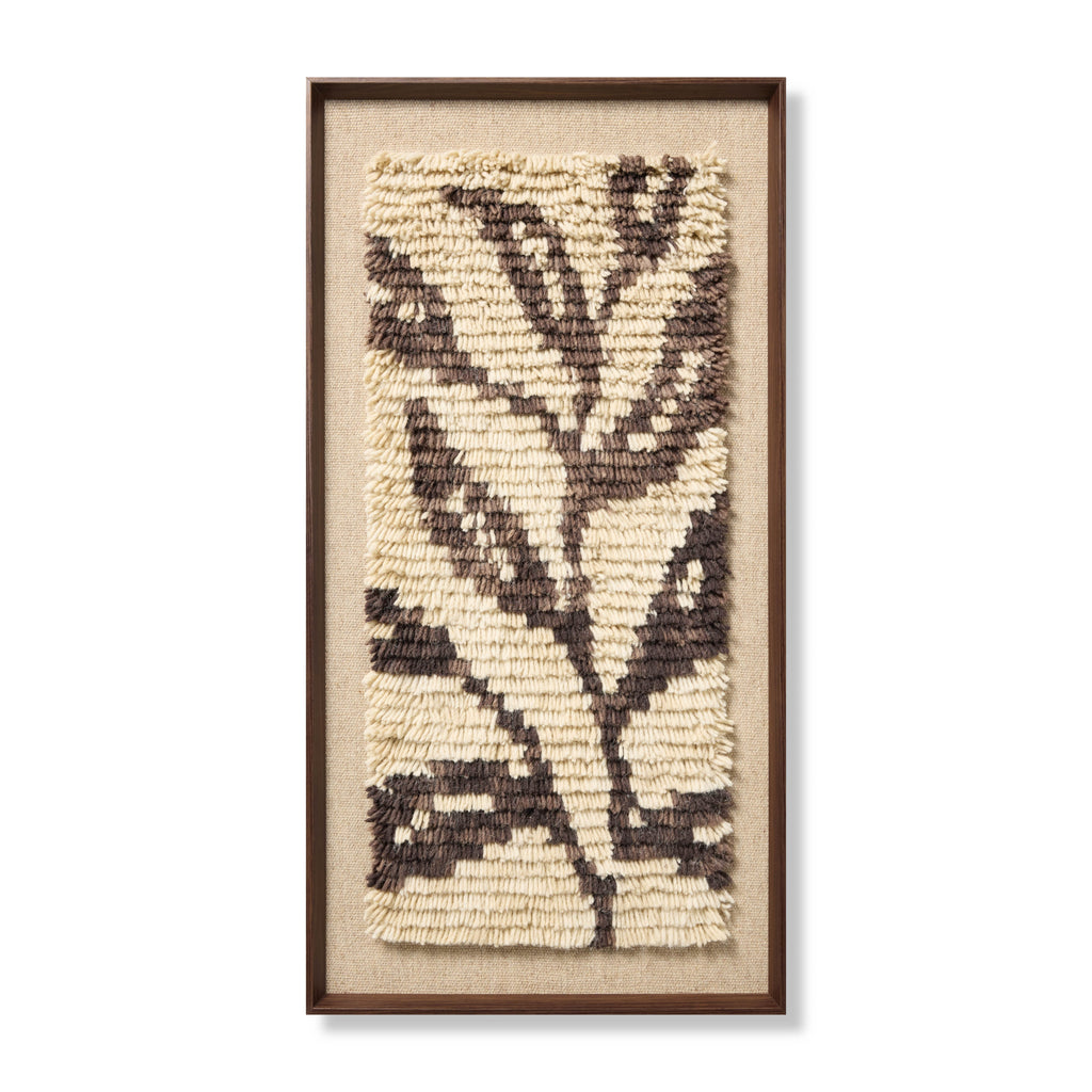 Loloi Nature's Unfurling Dark Brown 2'-2" x 4'-2" Wall Art