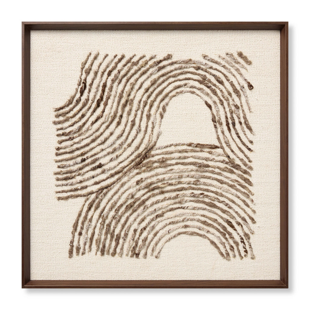 Loloi Phase Dark Brown 2'-9" x 2'-9" Wall Art