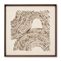 Loloi Phase Dark Brown 2'-9" x 2'-9" Wall Art