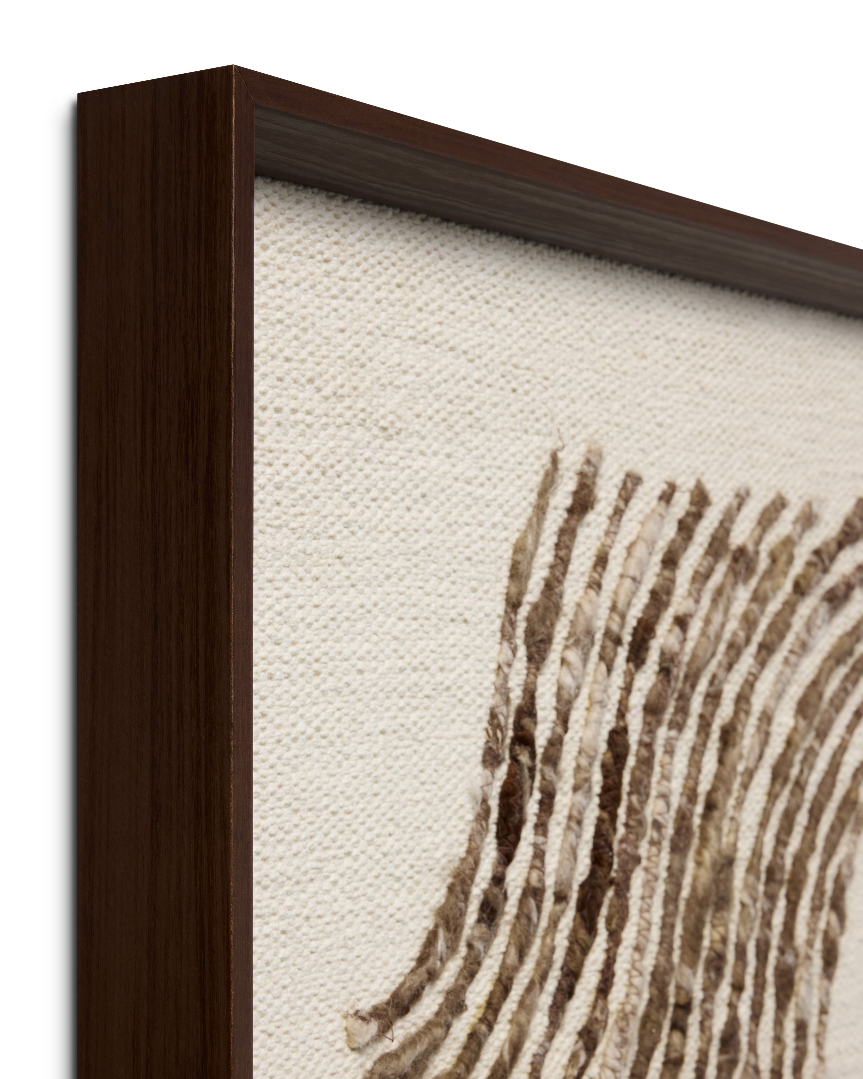 Loloi Phase Dark Brown 2'-9" x 2'-9" Wall Art