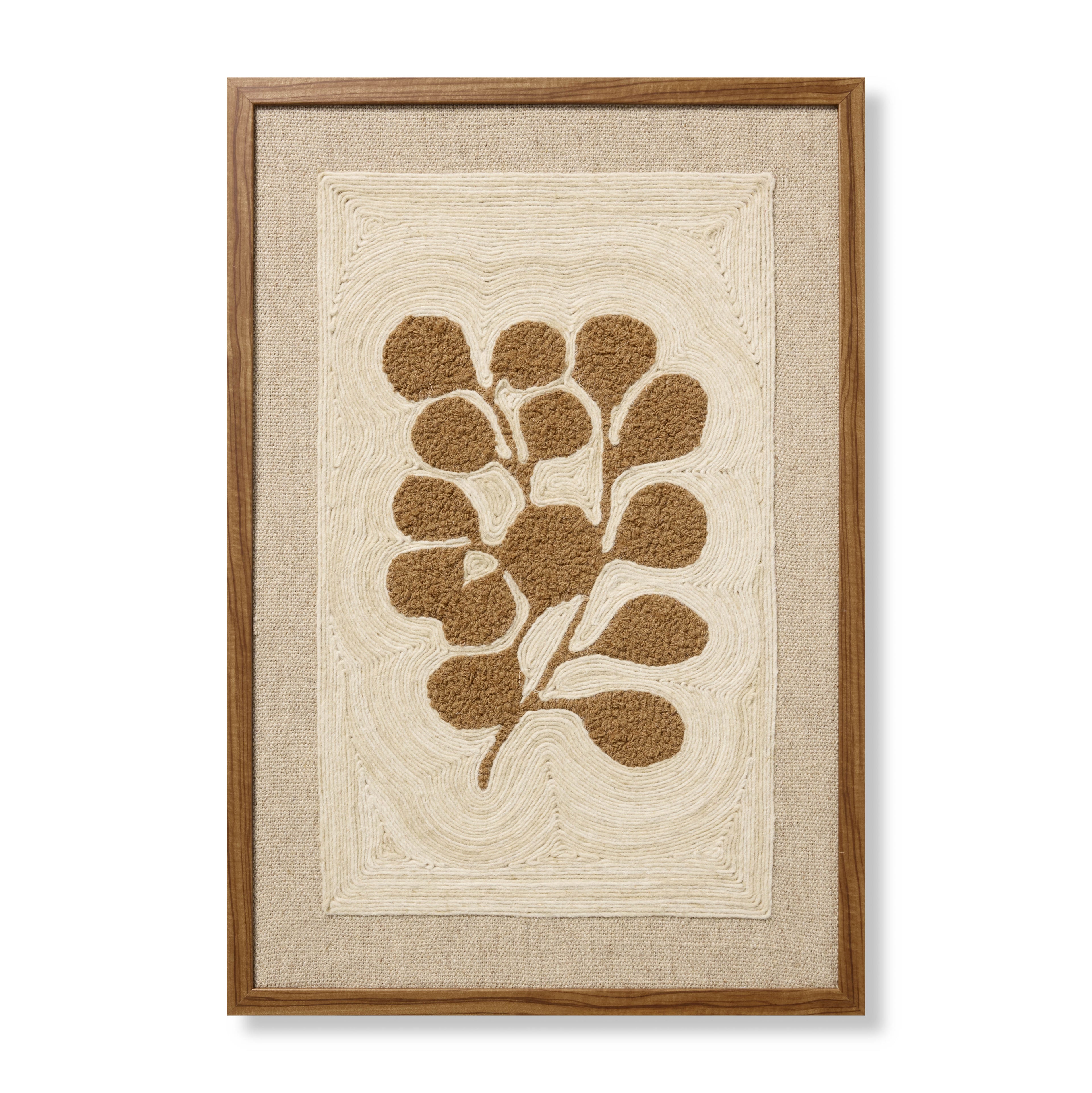 Loloi Sprig & Soil Brown 2'-2" x 3'-2" Wall Art
