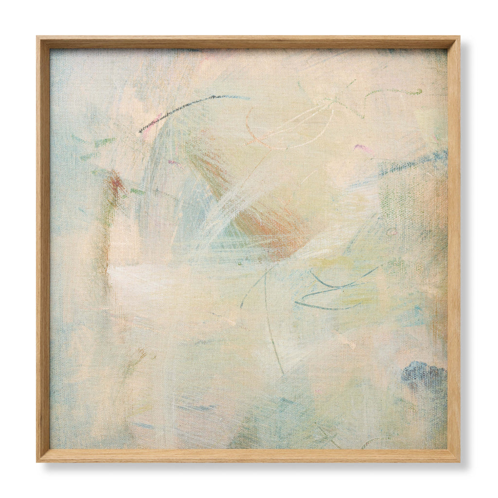 Loloi Subtle Currents Natural 2'-9" x 2'-9" Wall Art