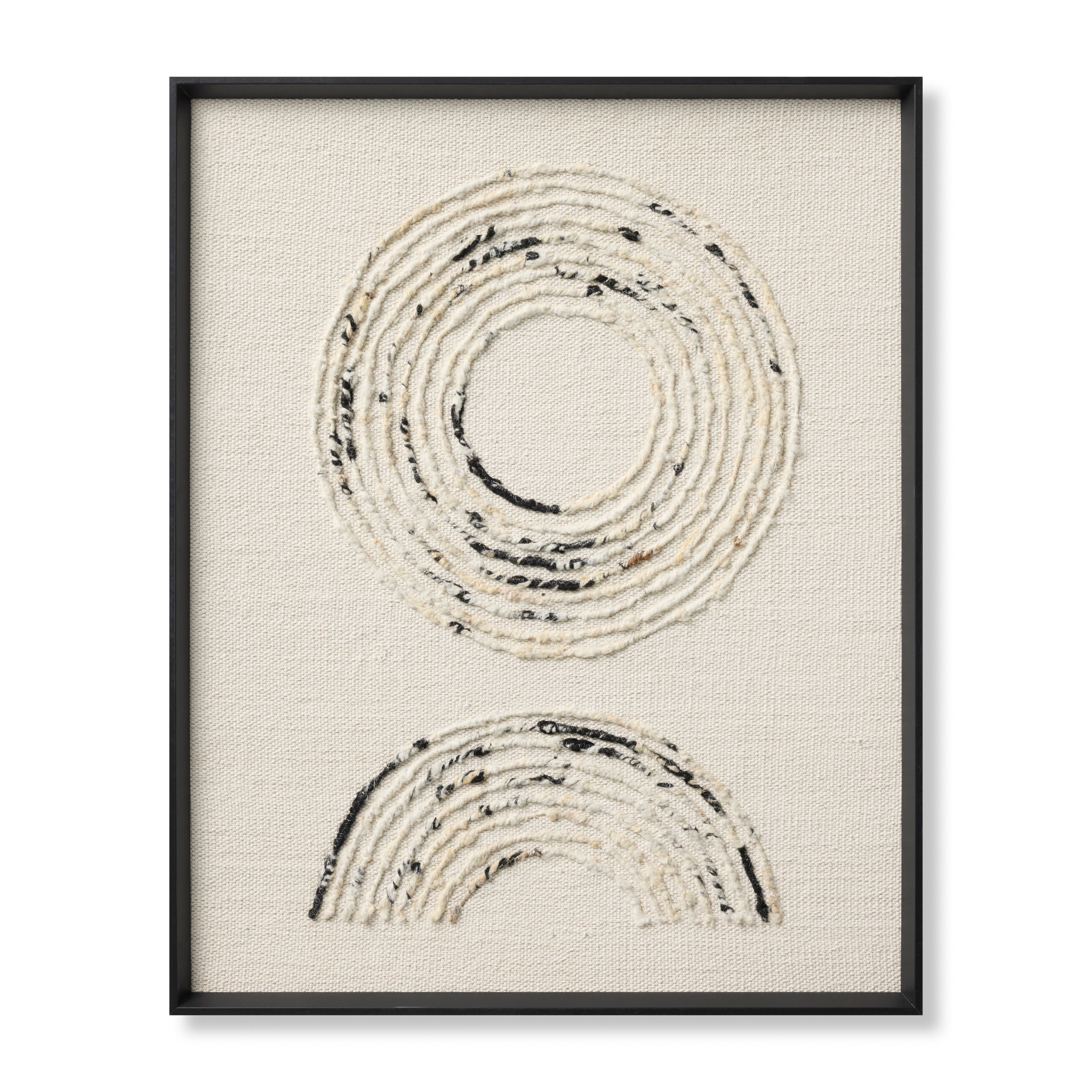 Loloi Verse Ivory / White 2'-9" x 3'-5" Wall Art
