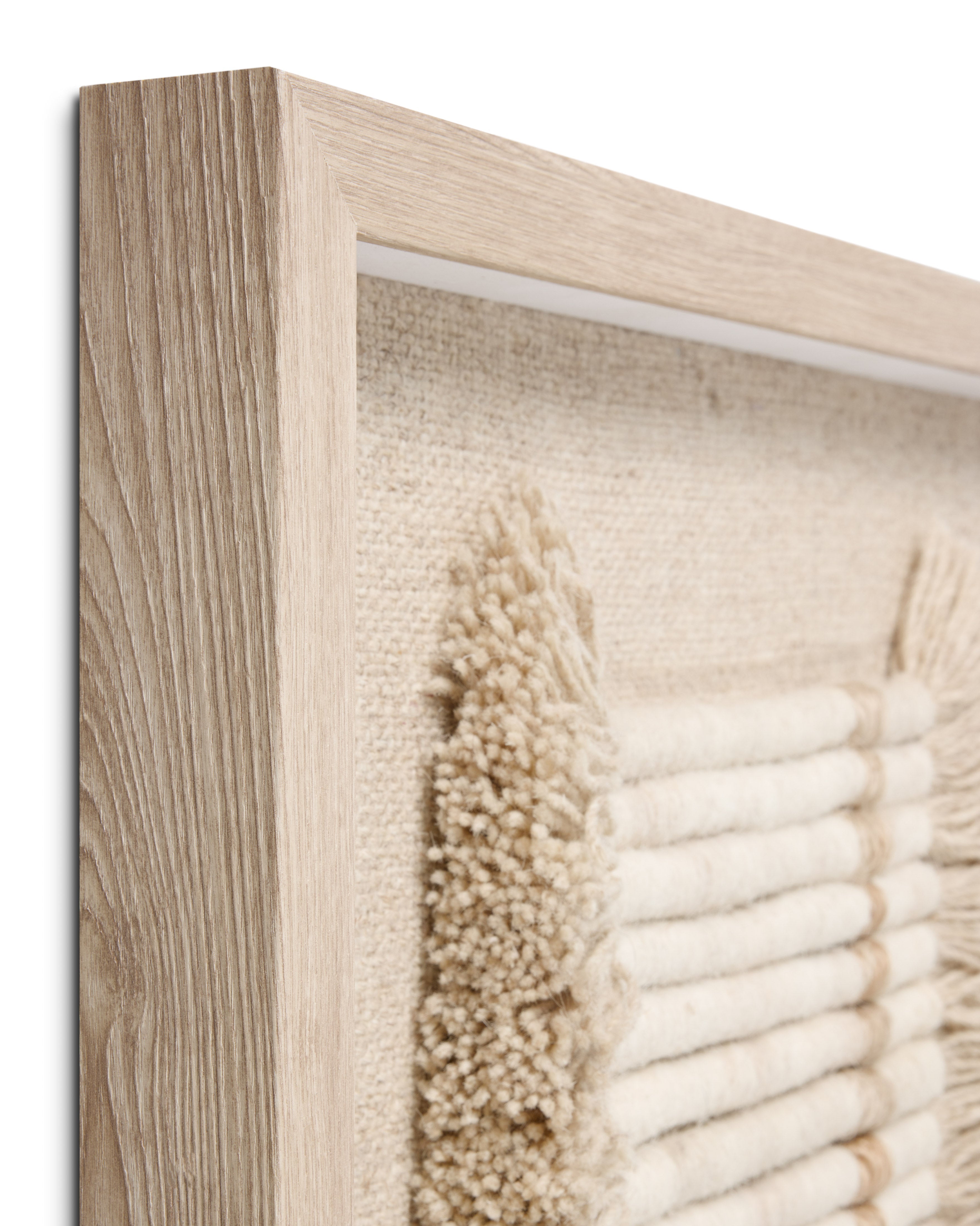 Loloi All Coiled Up Ivory / Natural 1'-9" x 1'-10" Wall Art
