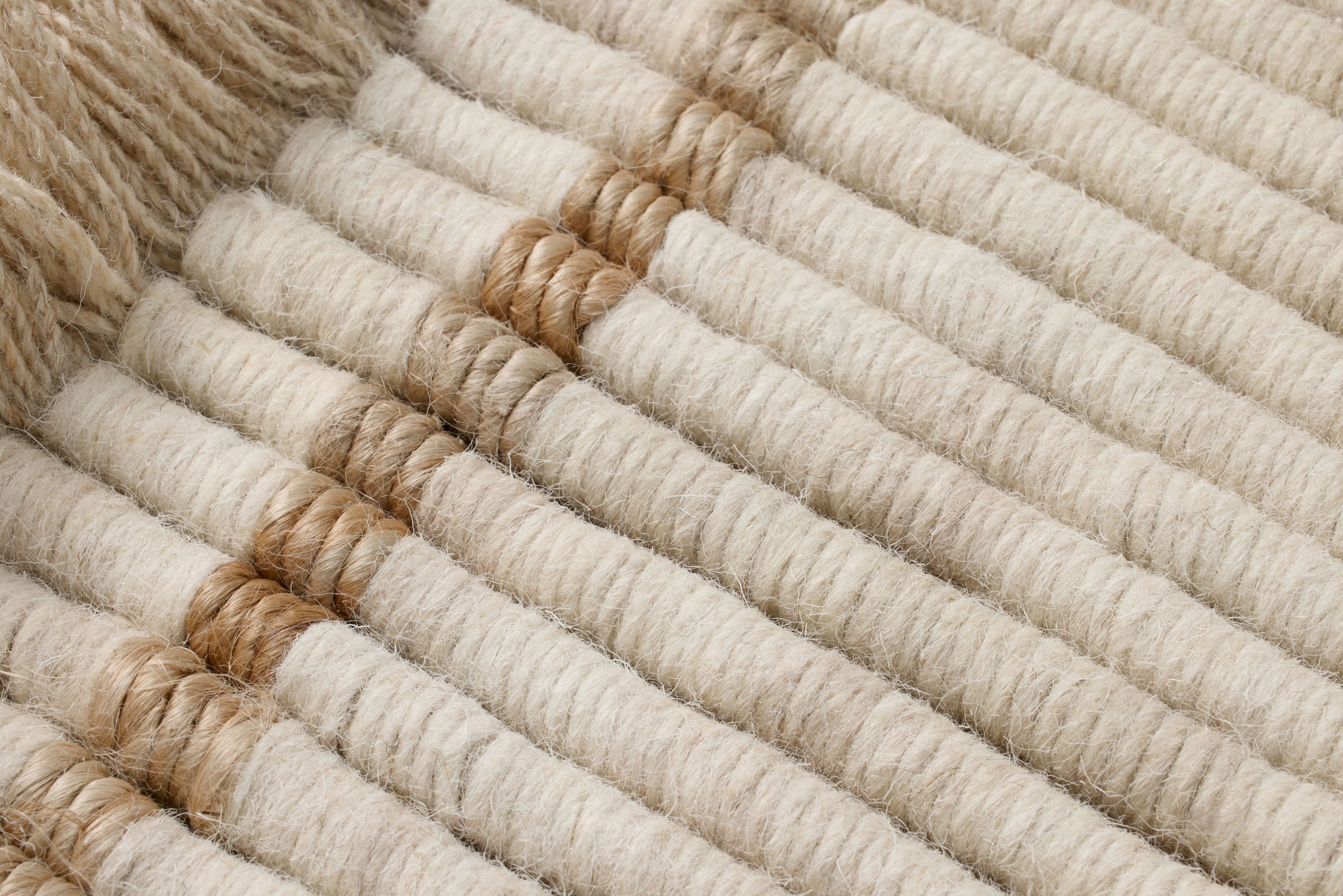 Loloi All Coiled Up Ivory / Natural 1'-9" x 1'-10" Wall Art