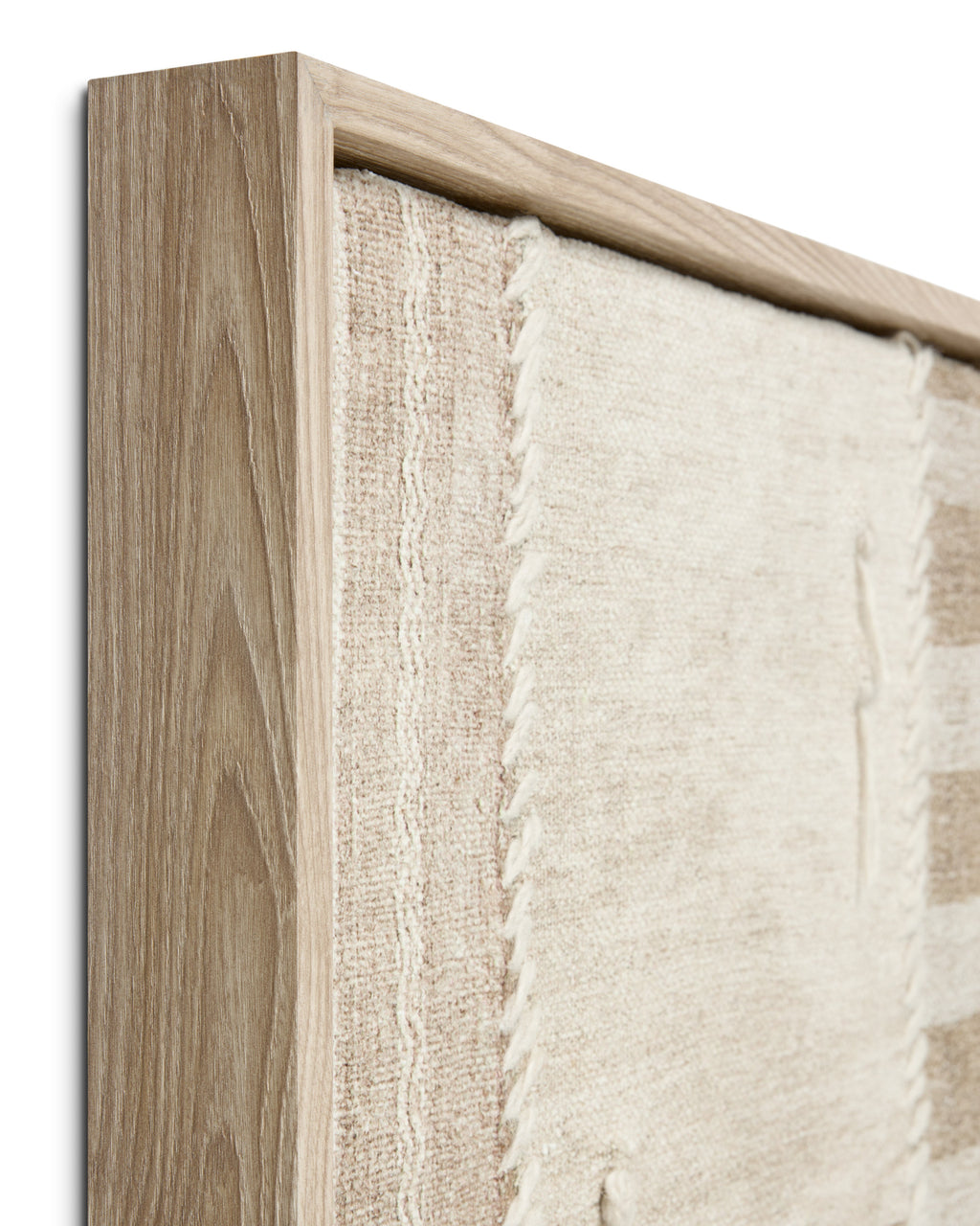 Loloi Patchwork A Beige / Brown 1'-5" x 1'-5" Wall Art