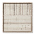 Loloi Patchwork C Beige / Brown 1'-5" x 1'-5" Wall Art