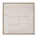 Loloi Reimaged Beige / Ivory 2'-8" x 2'-8" Wall Art