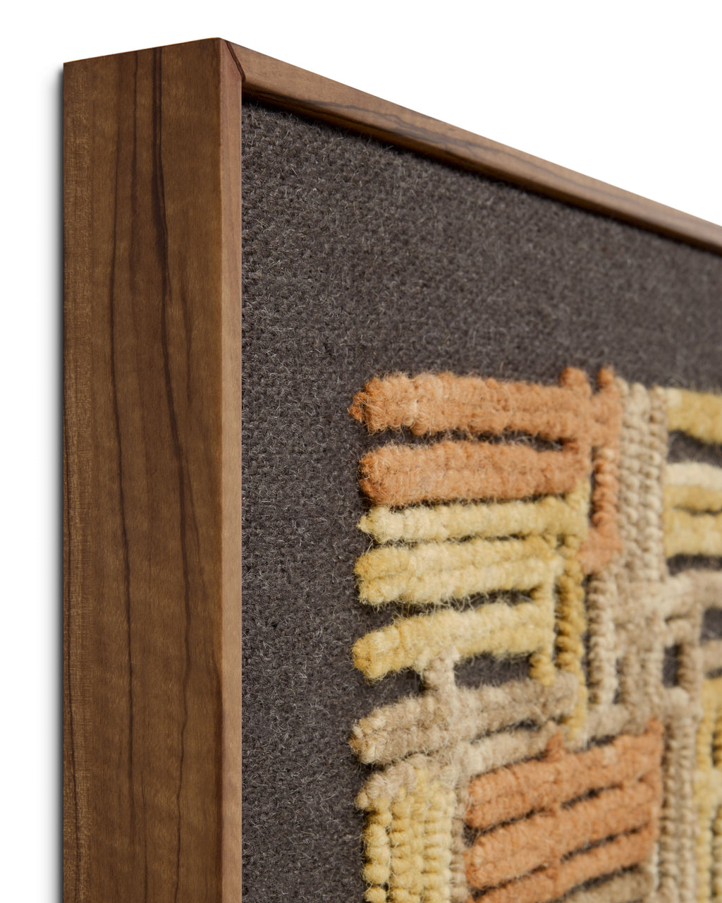 Loloi Perpindicular Gold / Orange 2' x 2'-6" Wall Art