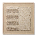 Loloi Bandera Beige / Ivory 2'-8" x 2'-8" Wall Art