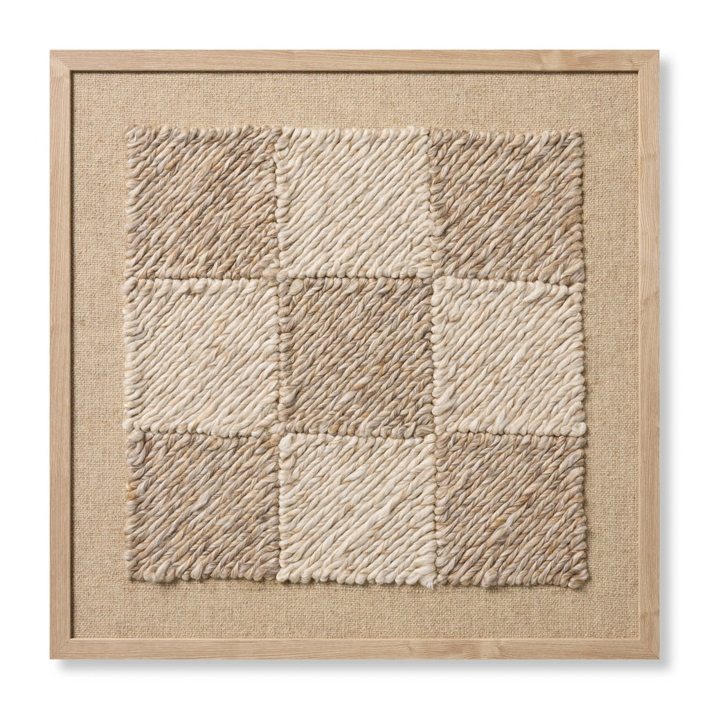 Loloi Caballero Beige / Ivory 2'-8" x 2'-8" Wall Art