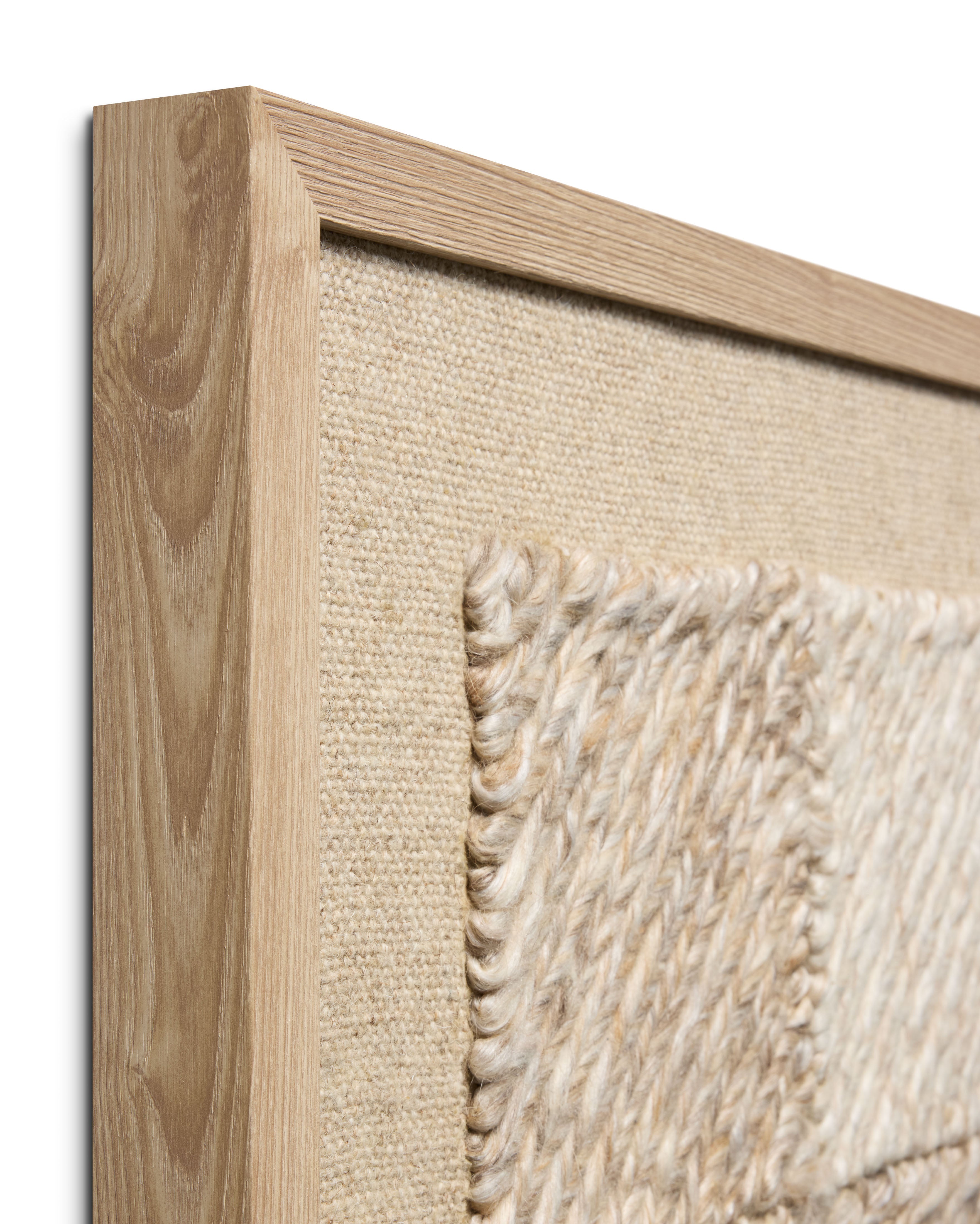Loloi Caballero Beige / Ivory 2'-8" x 2'-8" Wall Art