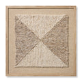 Loloi Diamante Beige / Ivory 2'-8" x 2'-8" Wall Art