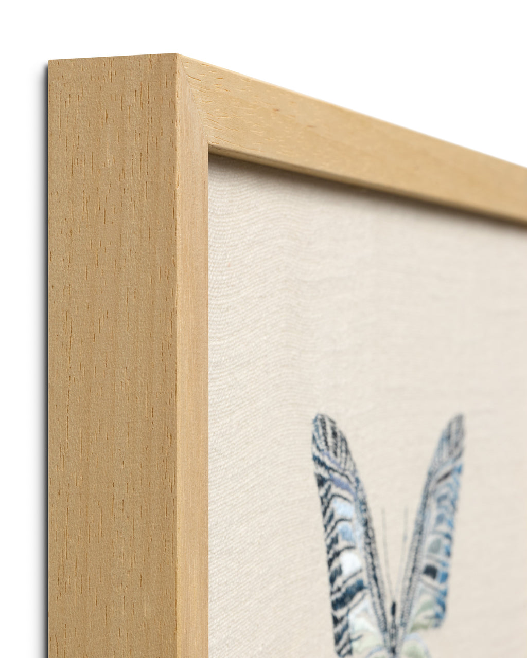 Loloi Butterfly Blue Ivory / Blue 1' x 1'-3" Wall Art