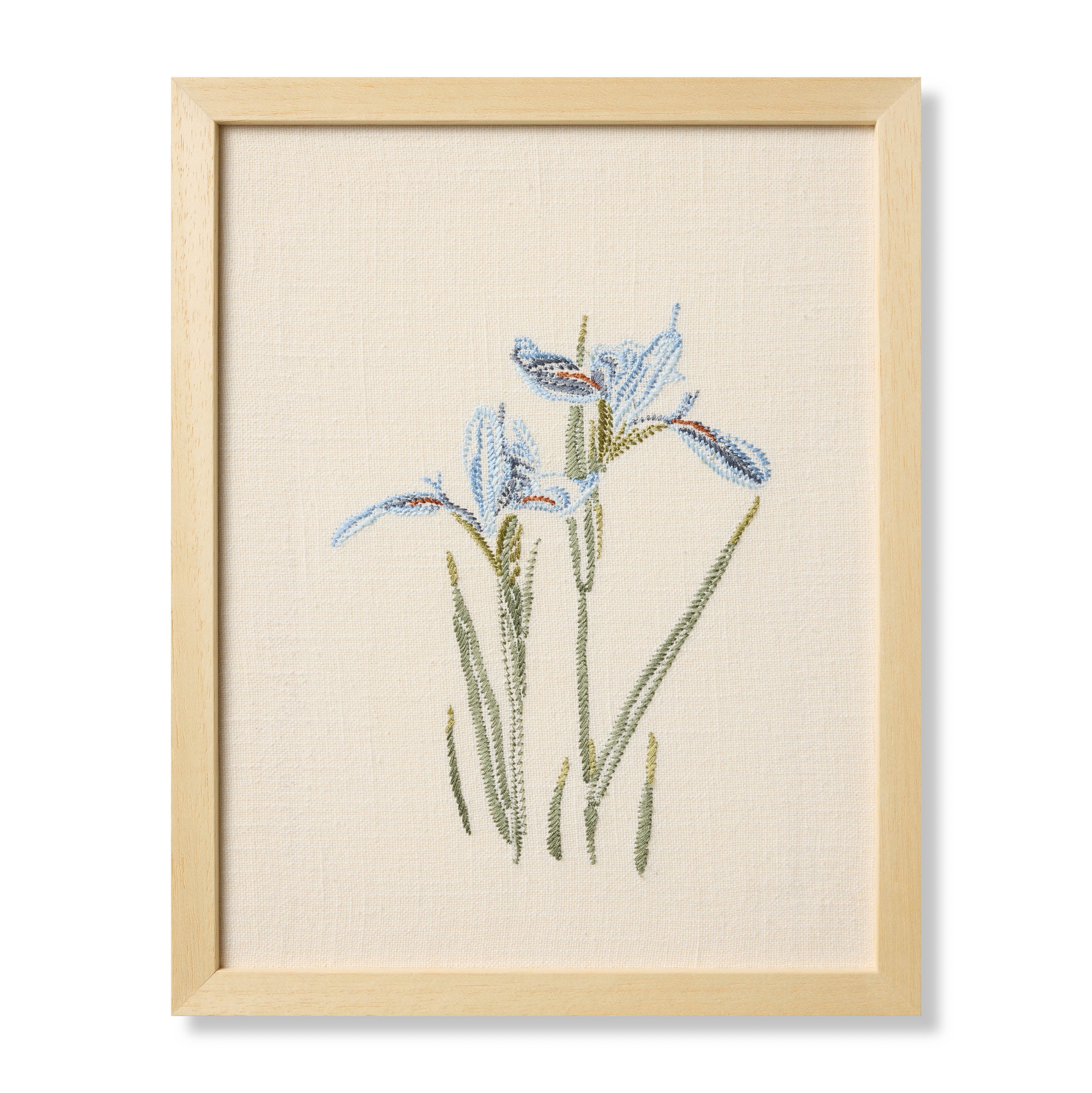 Loloi Iris Blue Blue / Green 1' x 1'-3" Wall Art