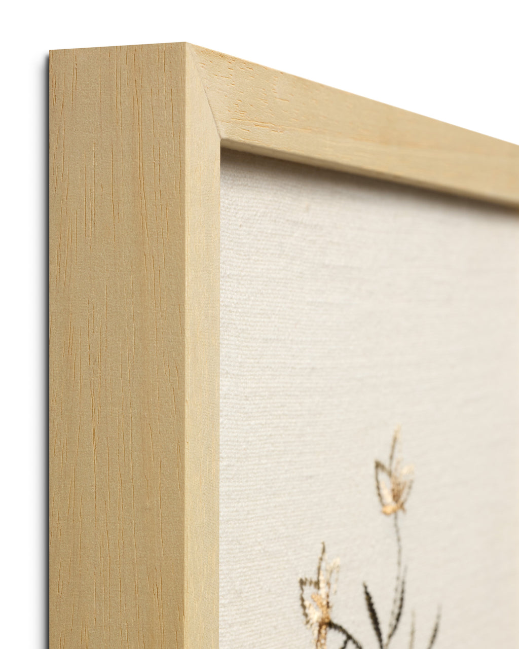 Loloi Pixie Flowers Beige Beige / Green 1' x 1'-3" Wall Art