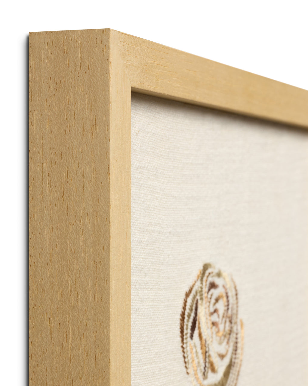 Loloi Rose Bud Beige Beige / Green 1' x 1'-3" Wall Art