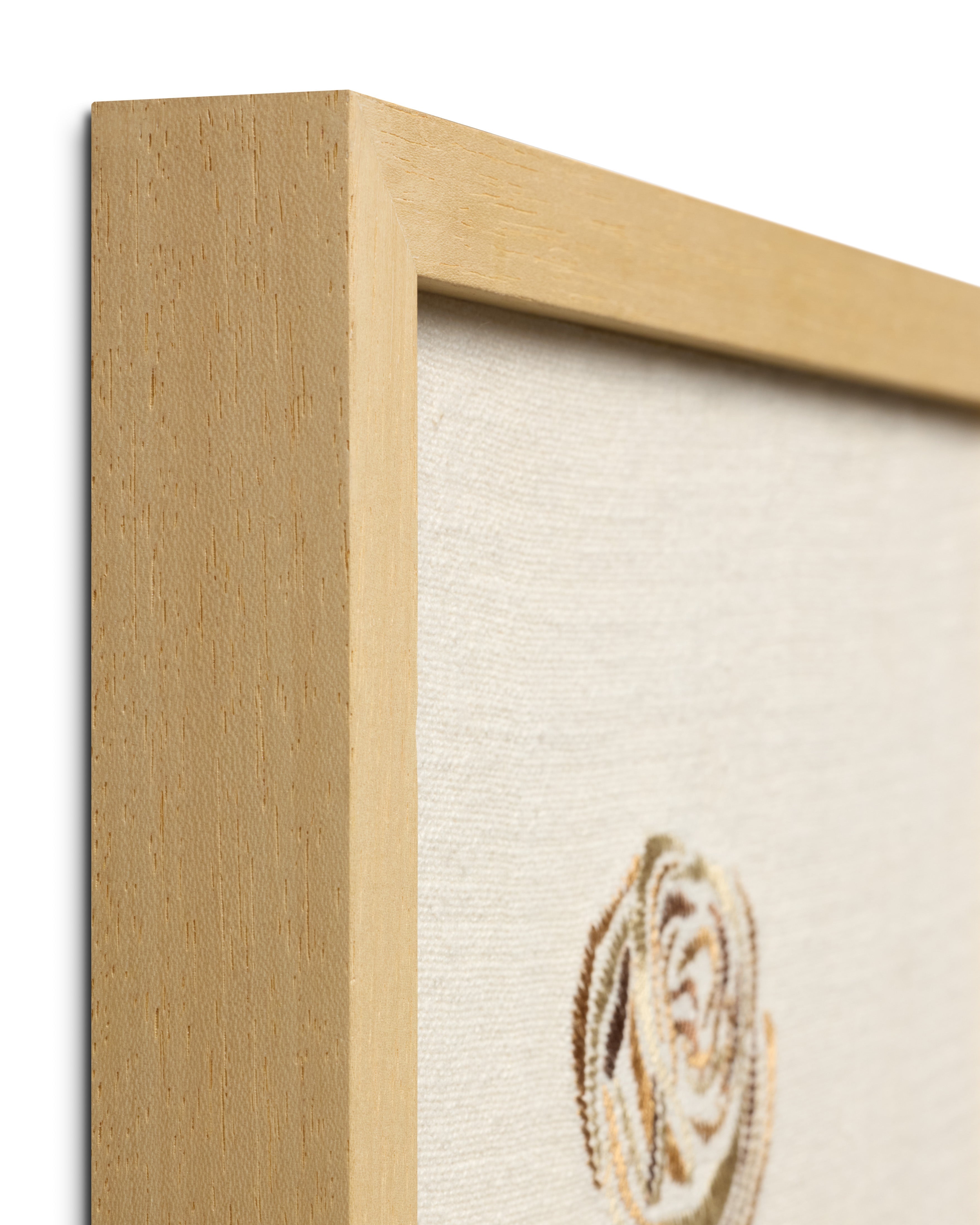 Loloi Rose Bud Beige Beige / Green 1' x 1'-3" Wall Art