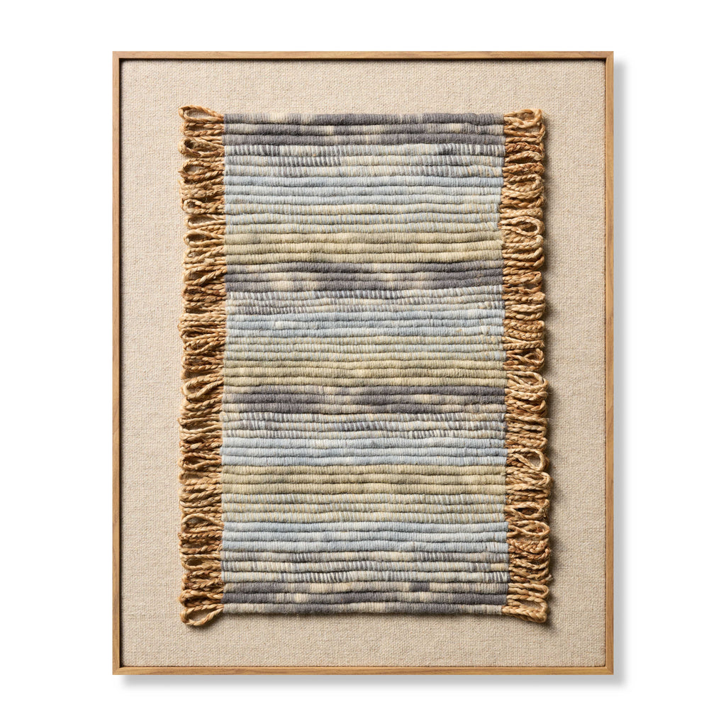 Loloi Oceano Natural 2'-9" x 3'-5" Wall Art