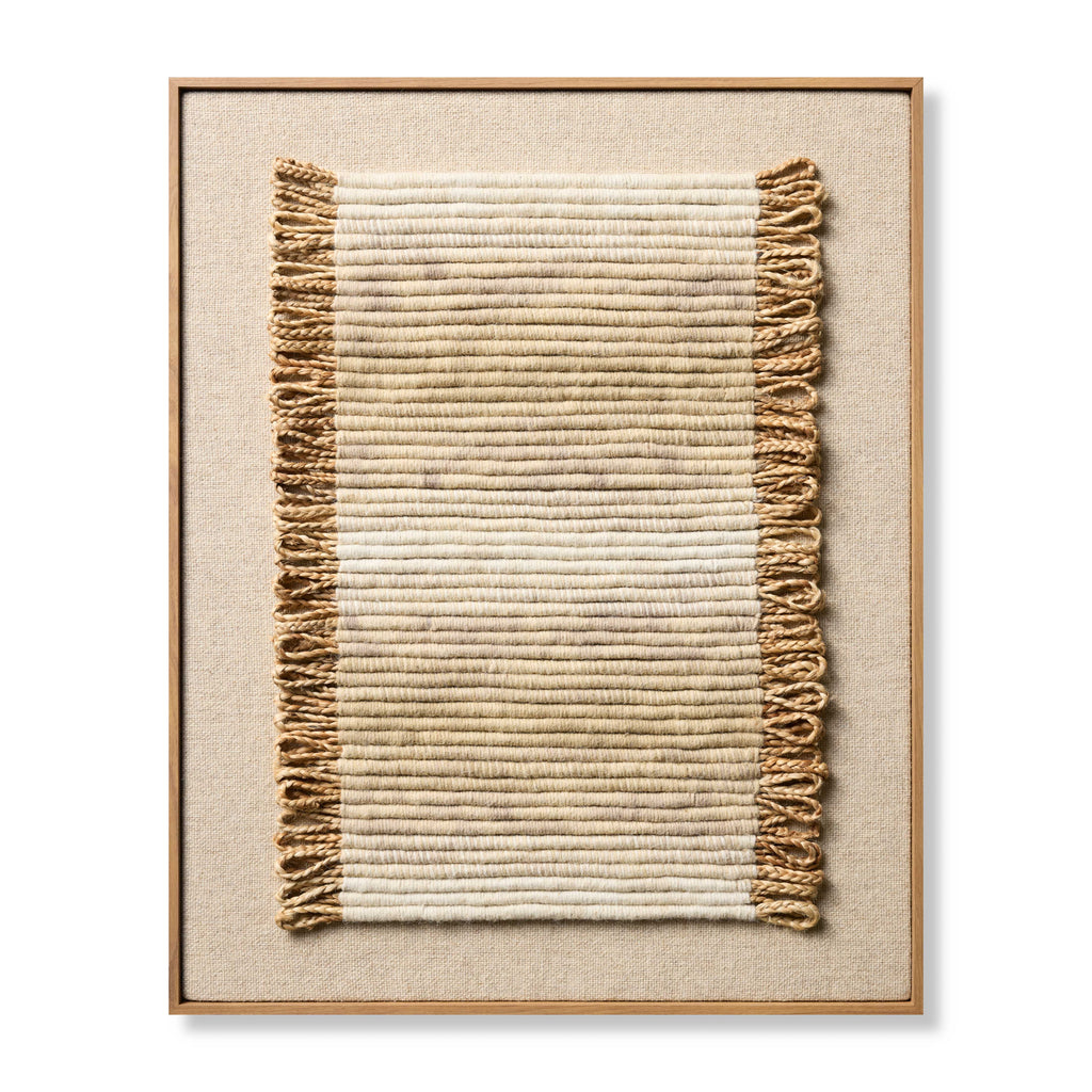 Loloi Nube Natural 2'-9" x 3'-5" Wall Art