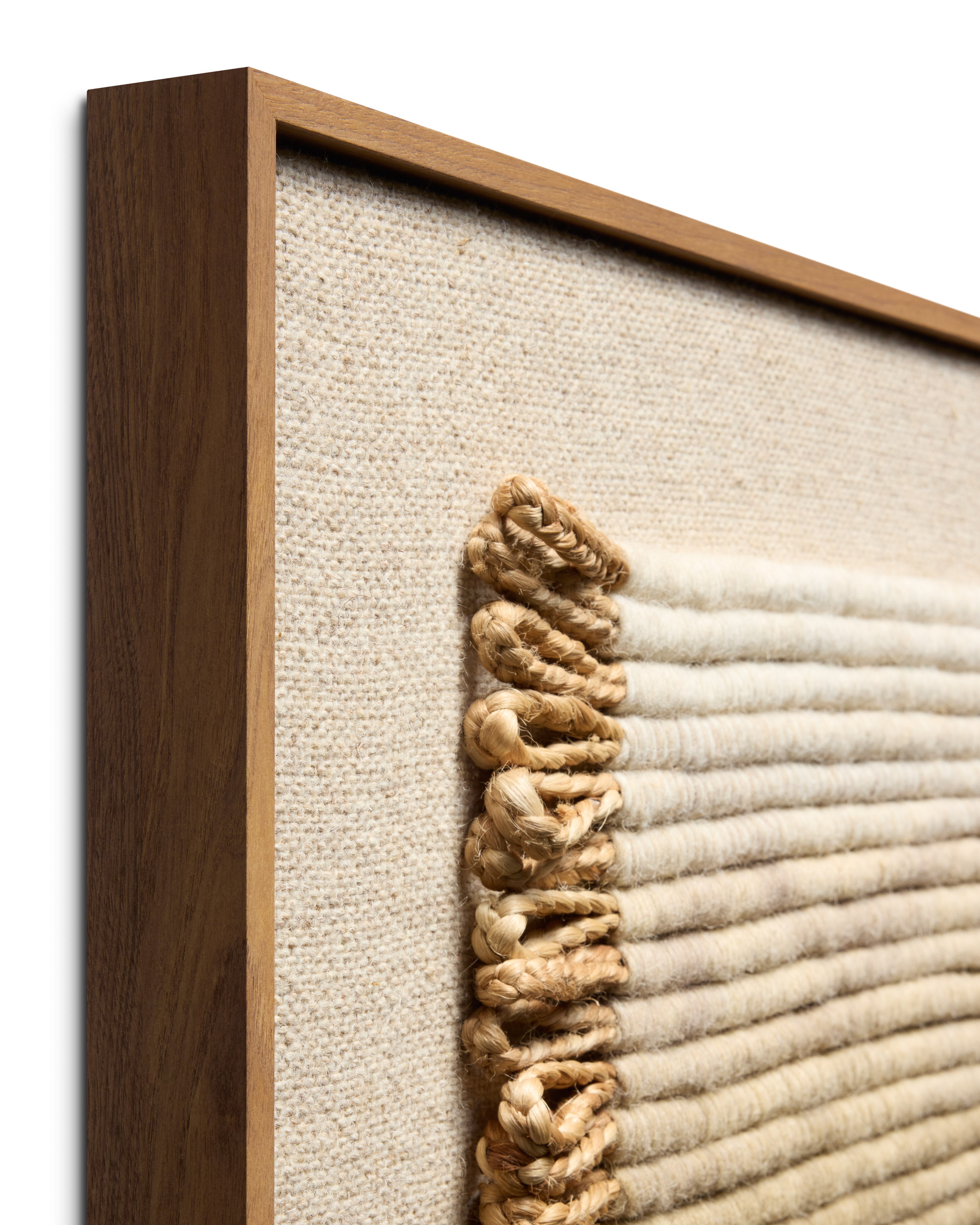 Loloi Nube Natural 2'-9" x 3'-5" Wall Art
