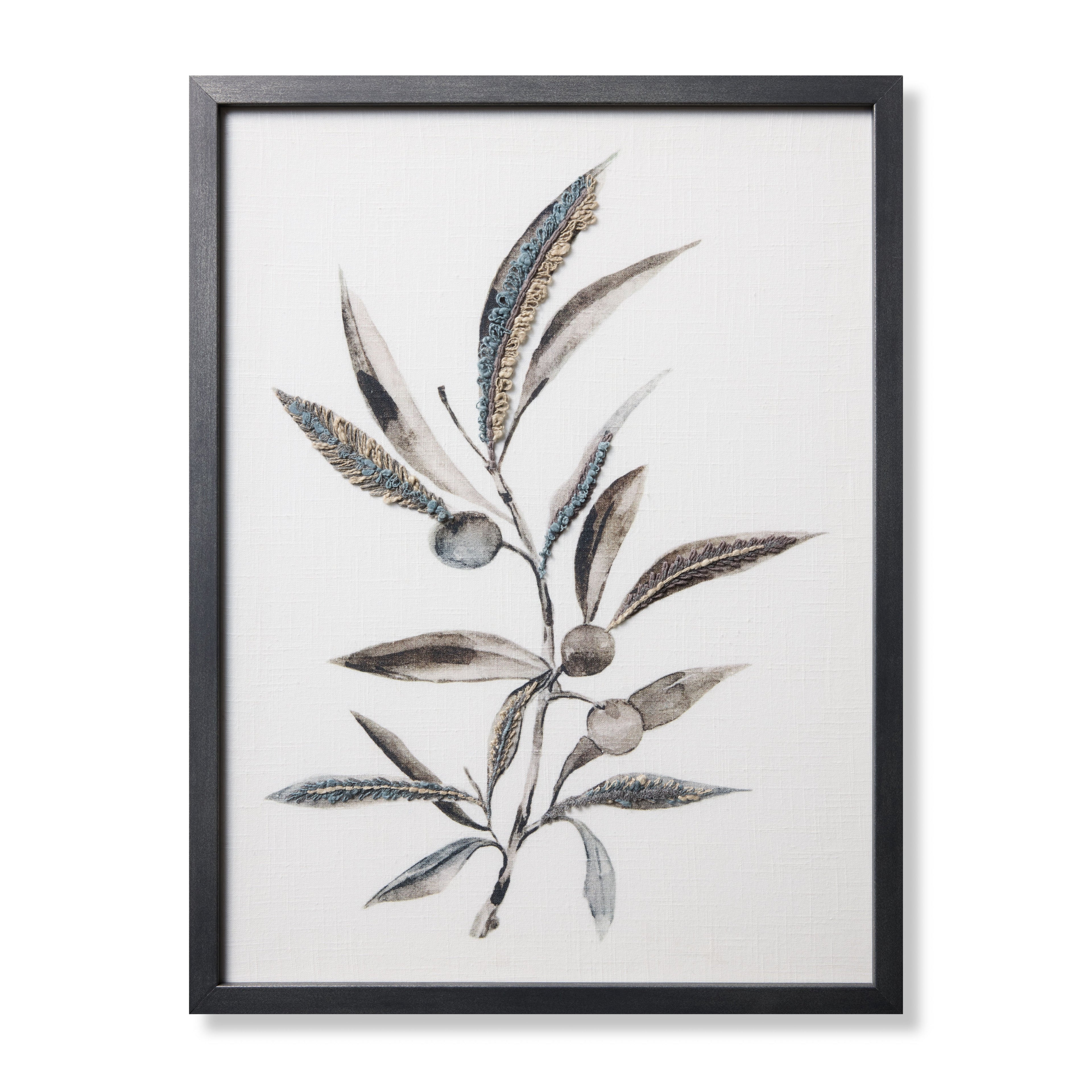 Loloi Tuscan Branches Dk. Grey 1'-7" x 2'-1" Wall Art